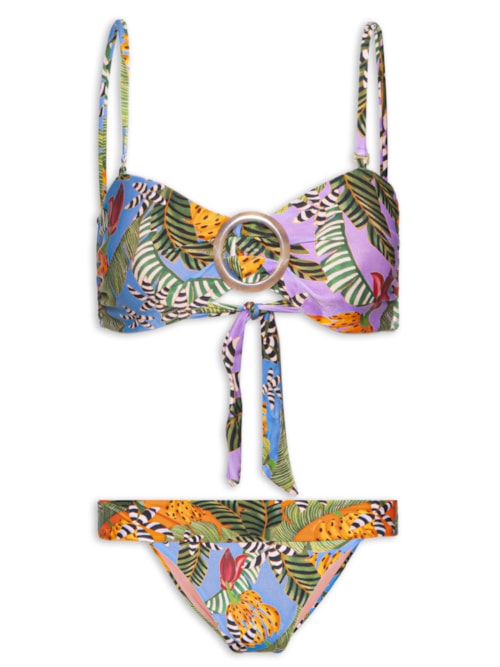 Biquíni Patch Banana Listrada – Roxo