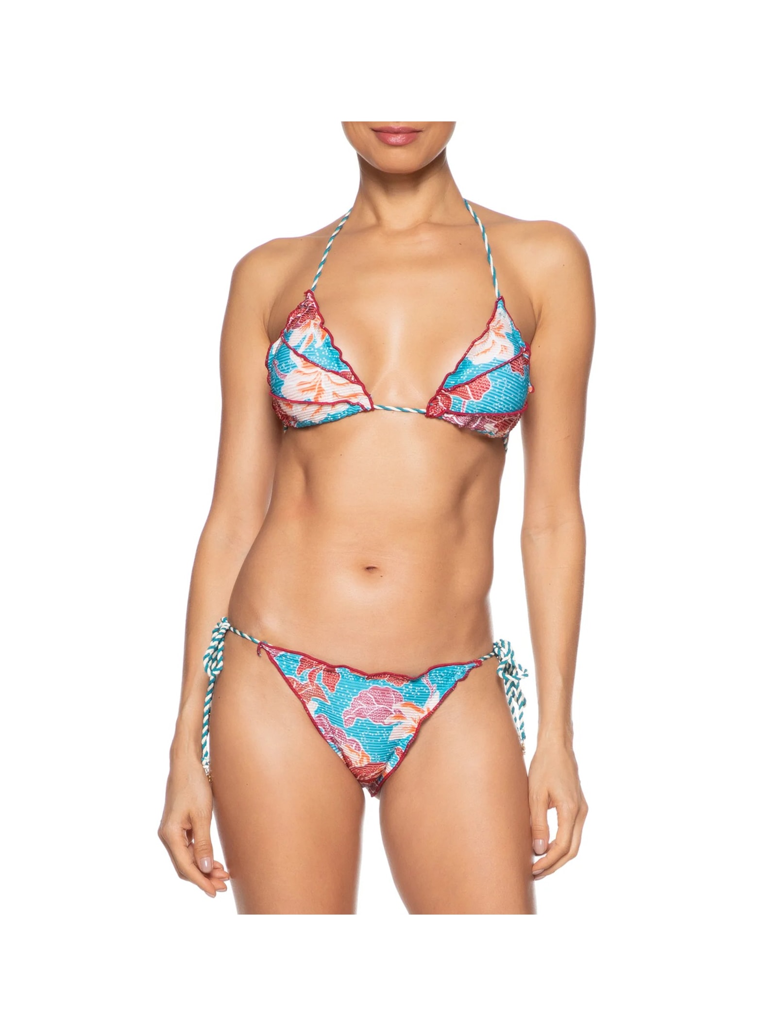 Biquíni Ripple Floral Azul Mktbeach