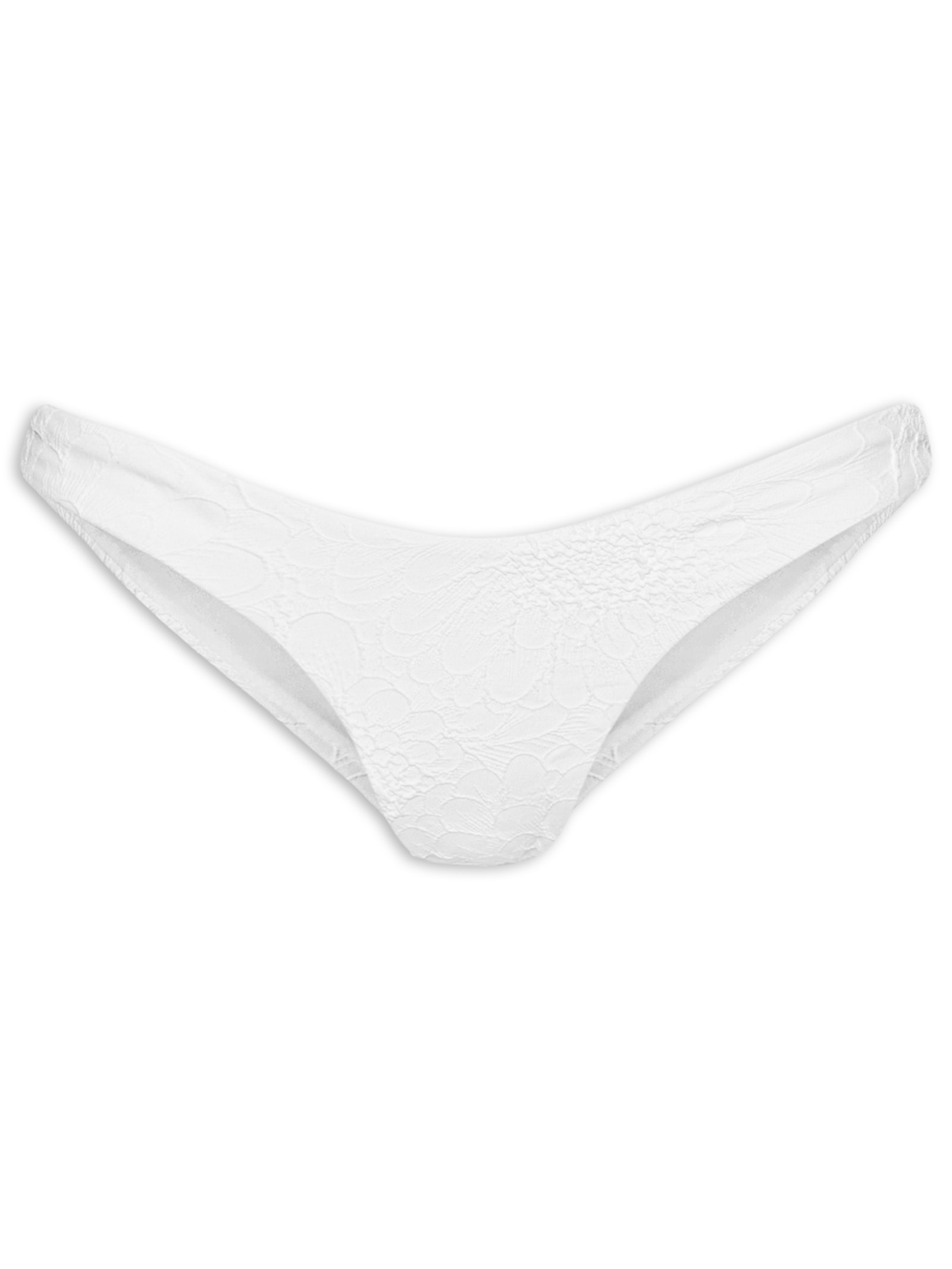 Biquíni Textura Flor Branco Farm Praia