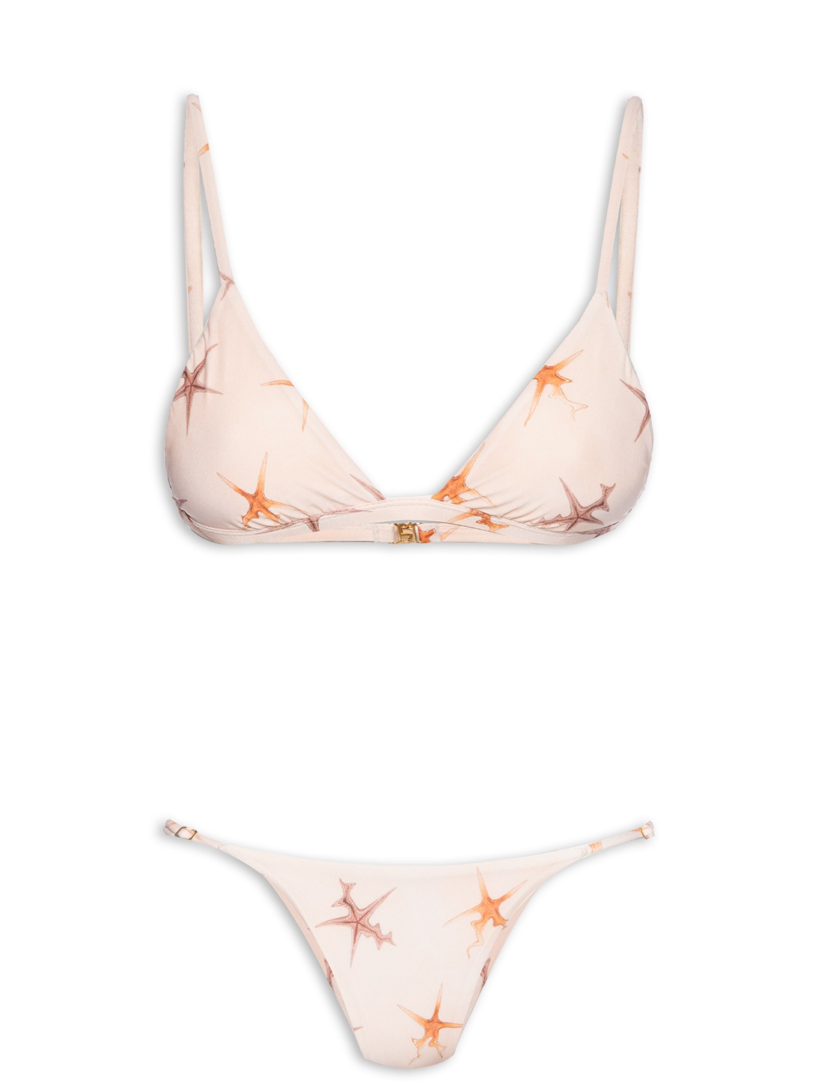 Biquini Tri Básico Paralelo Fig Starfish Rosa Animale Resort