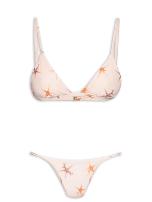 Biquini Tri Básico Paralelo Fig Starfish – Rosa