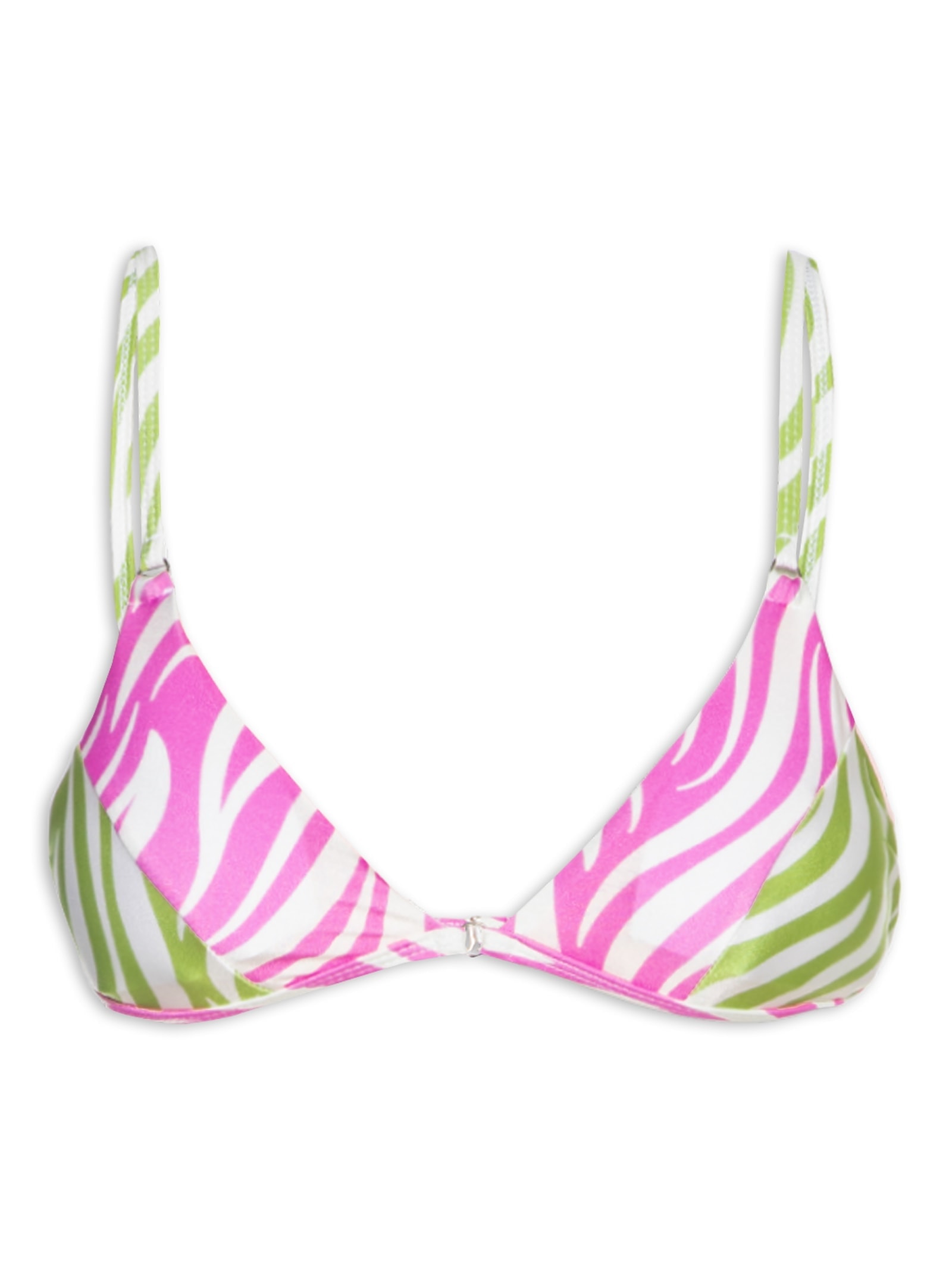 Biquini Triângulo Bicolor Rosa Mktbeach