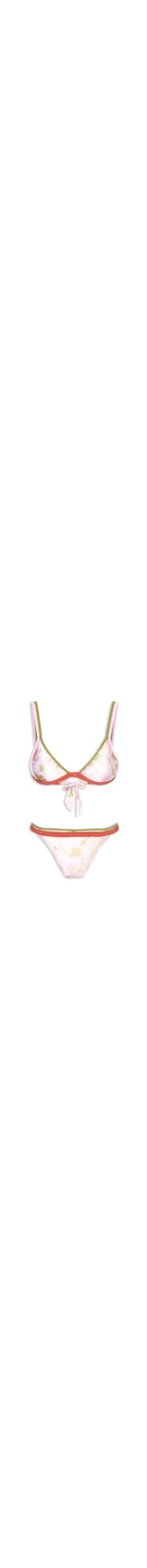 Biquíni Triângulo Estampado - Rosa