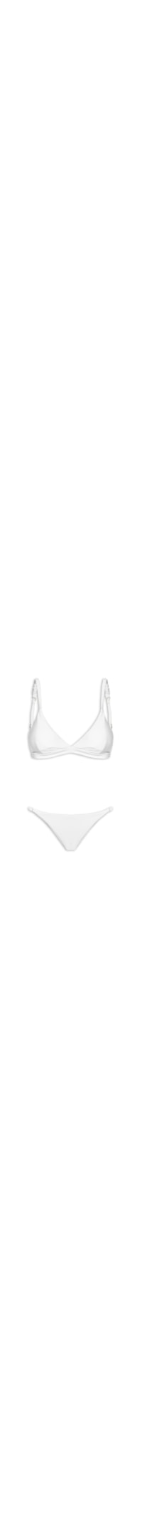 Biquíni Triangulo Liso - Branco
