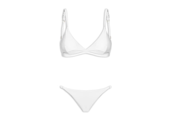 Biquíni Triangulo Liso - Branco