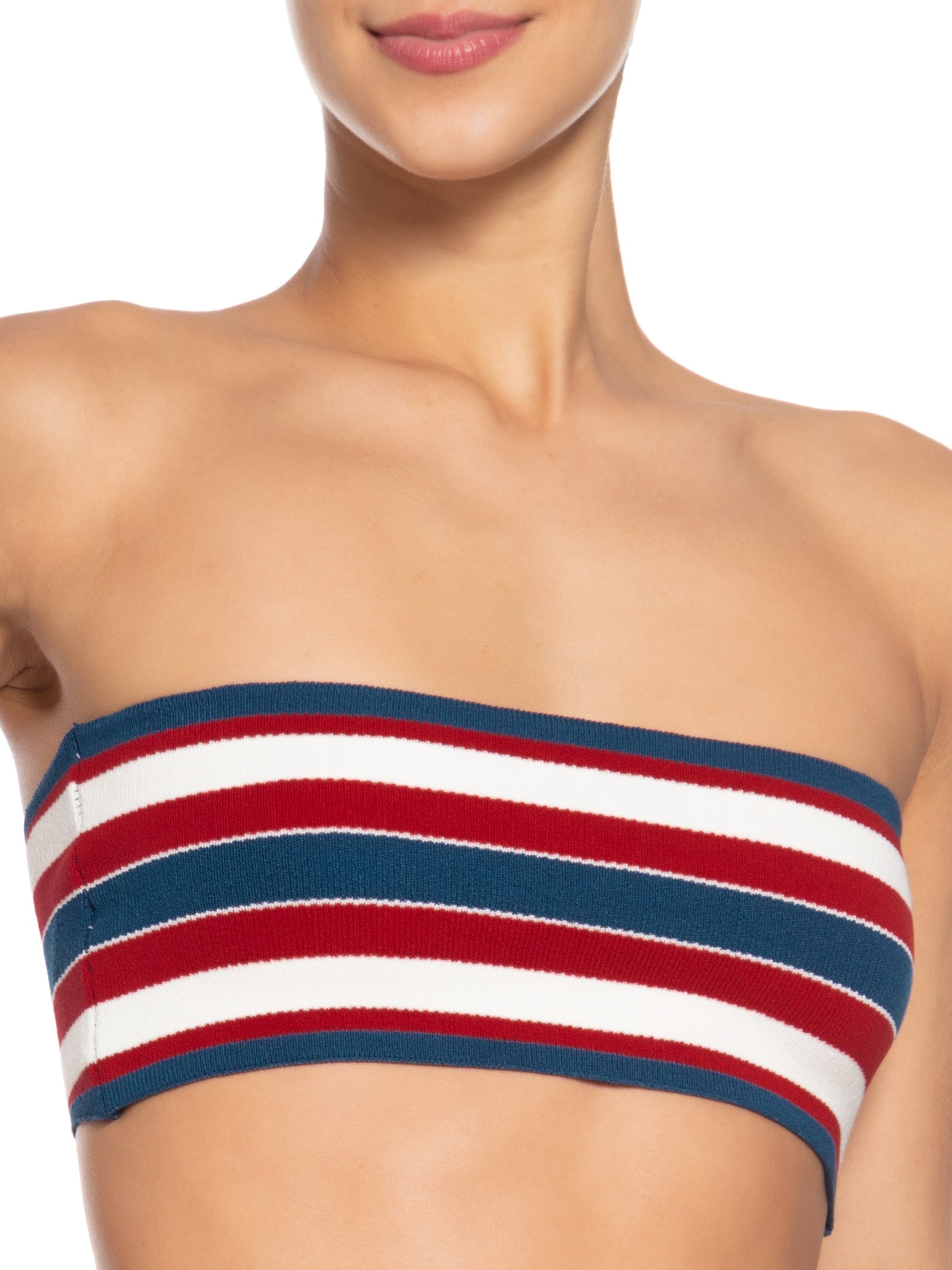 Biquíni Tricot Hibisco Azul Farm Praia