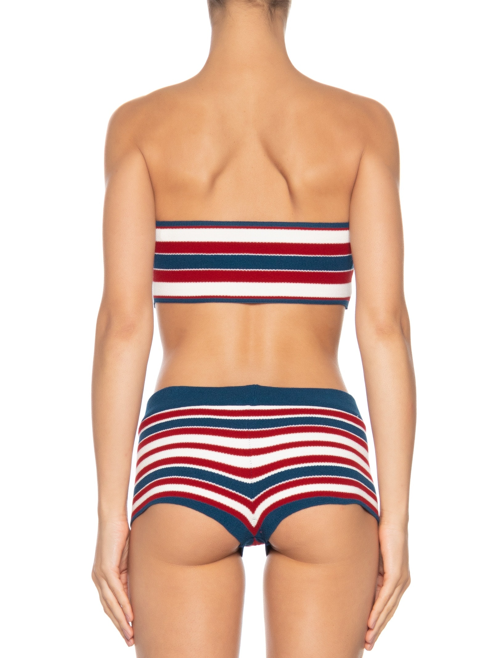 Biquíni Tricot Hibisco Azul Farm Praia