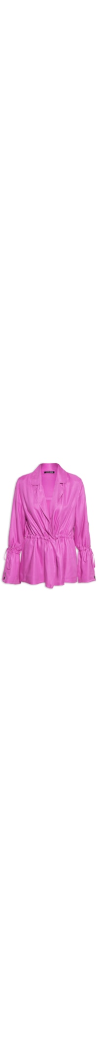 Blazer Alfaiataria Com Ajuste - Rosa