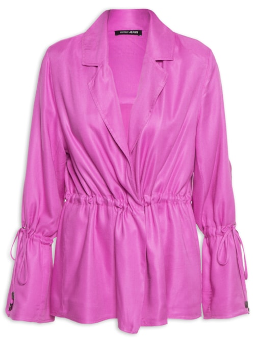 Blazer Alfaiataria Com Ajuste - Rosa