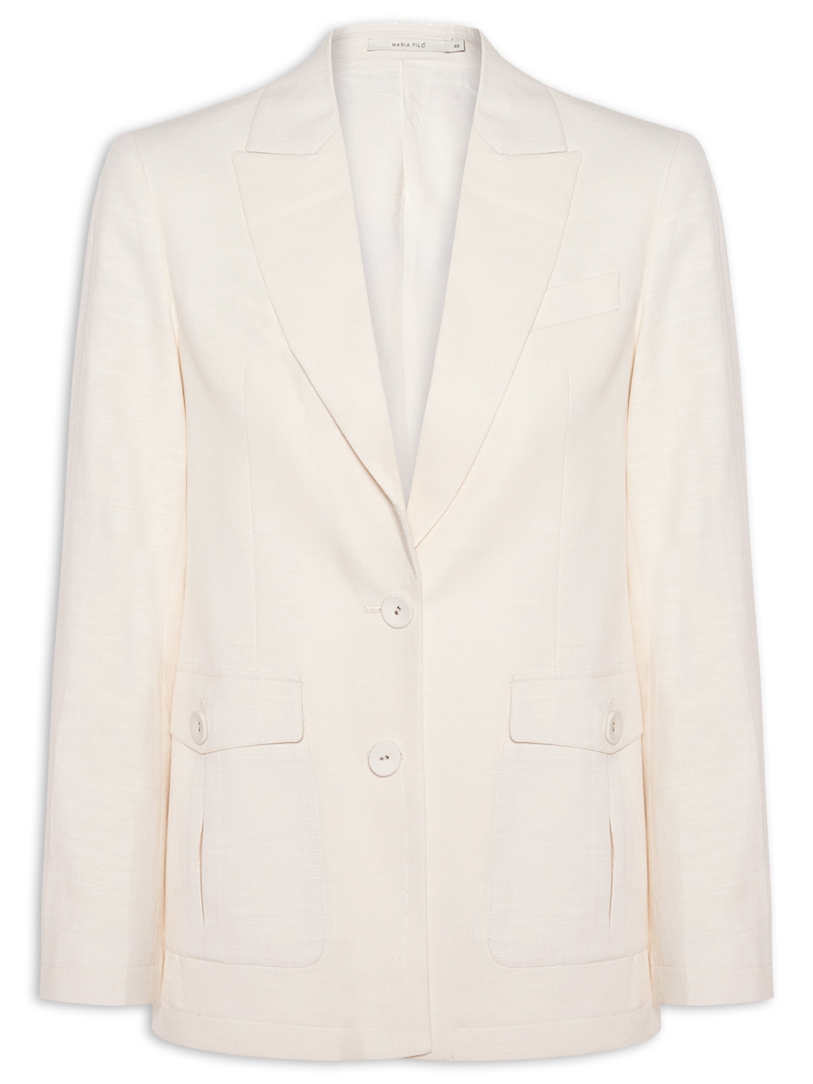 Blazer Alfaiataria Linho Feminino Maria Filó