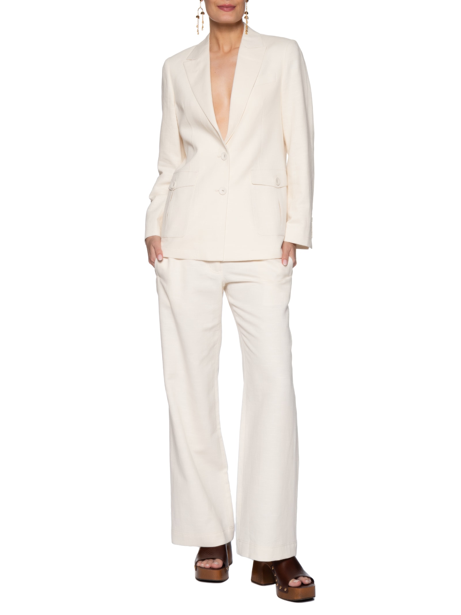 Blazer Alfaiataria Linho Feminino Maria Filó