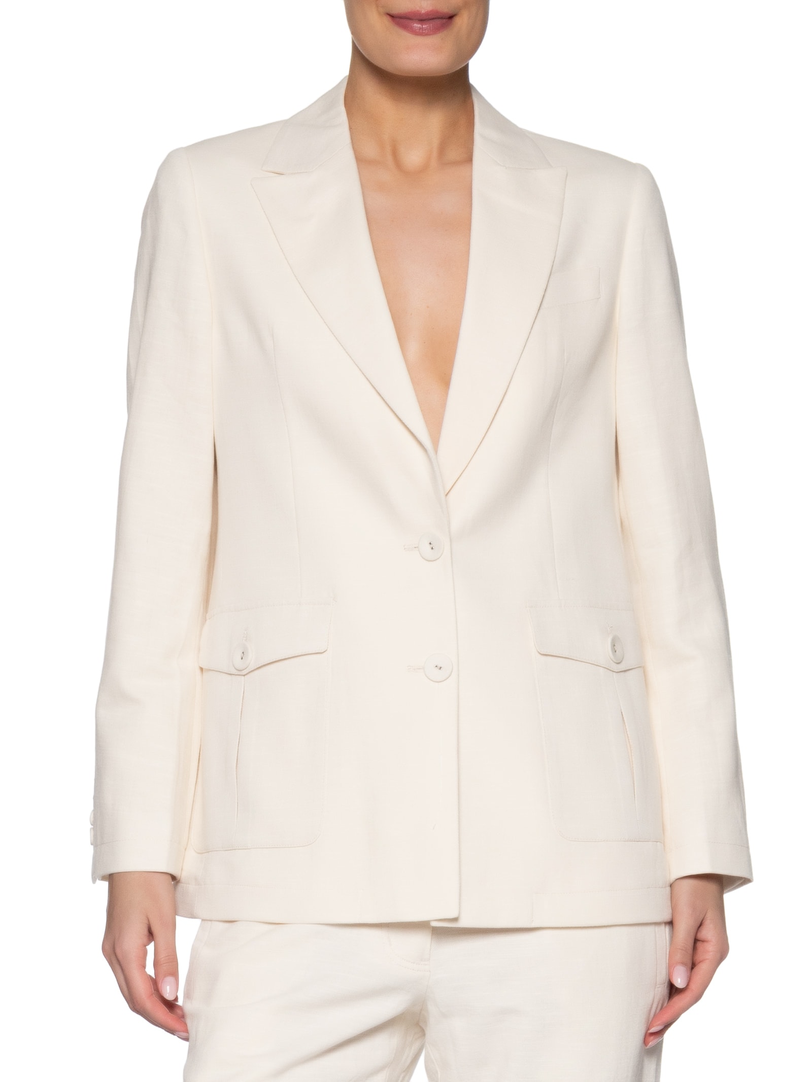 Blazer Alfaiataria Linho Feminino Maria Filó