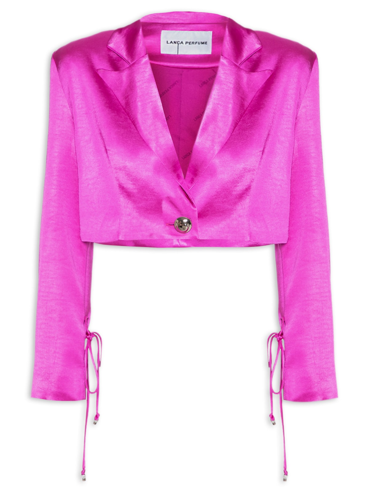 Vista 2 Blazer Cropped Com Top ROXO ROXO