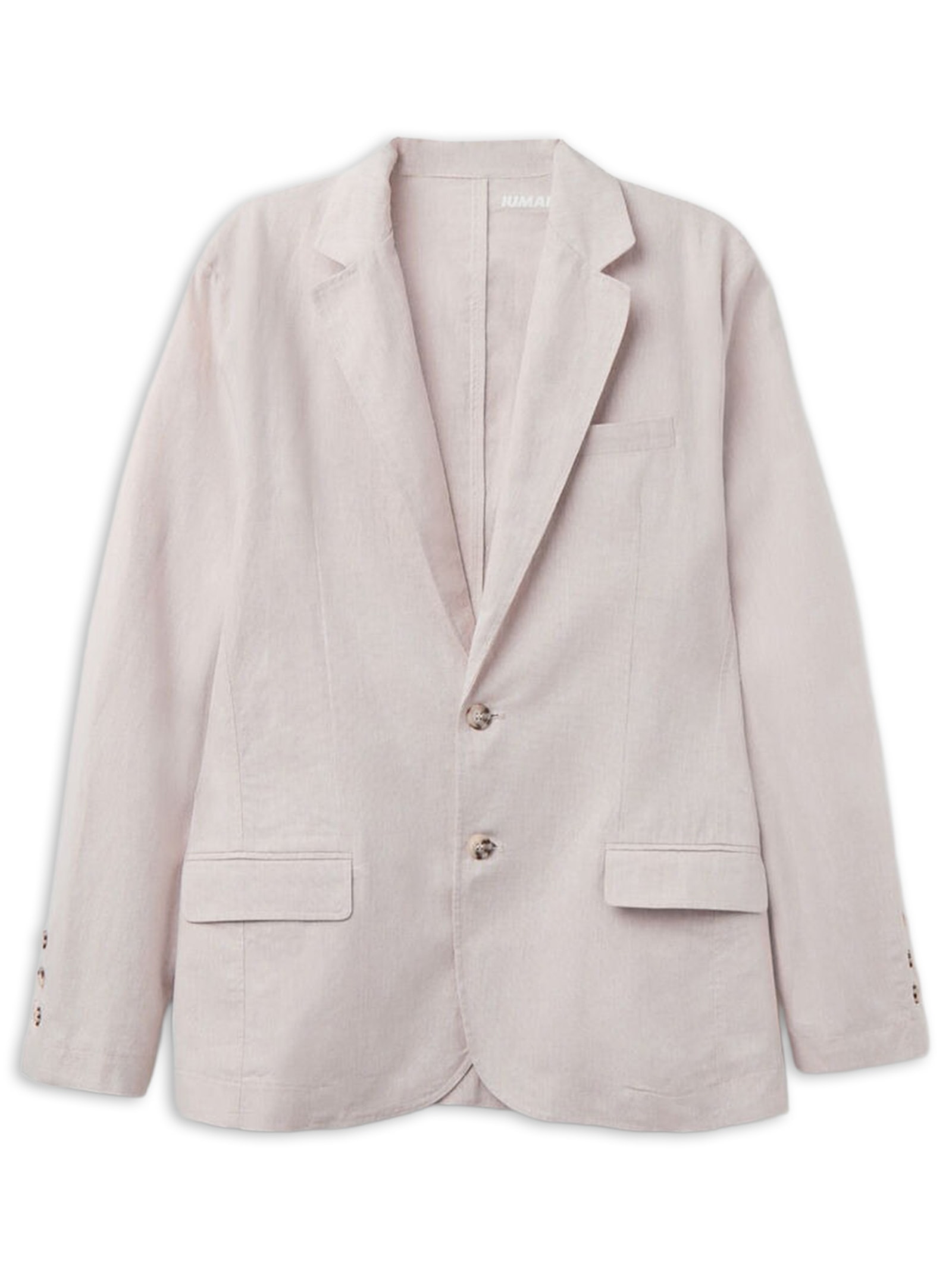 Blazer Em Linho e Algodão Bege Intimissimi