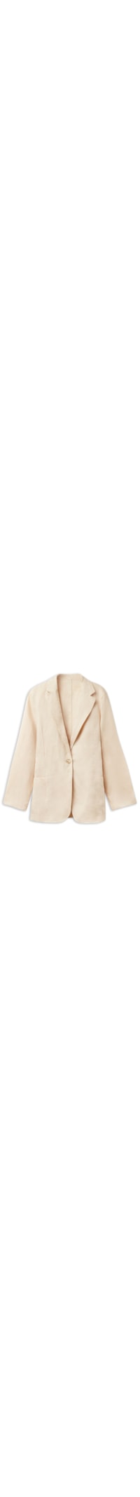 Blazer Em Linho Linho The Pure Linen - Bege