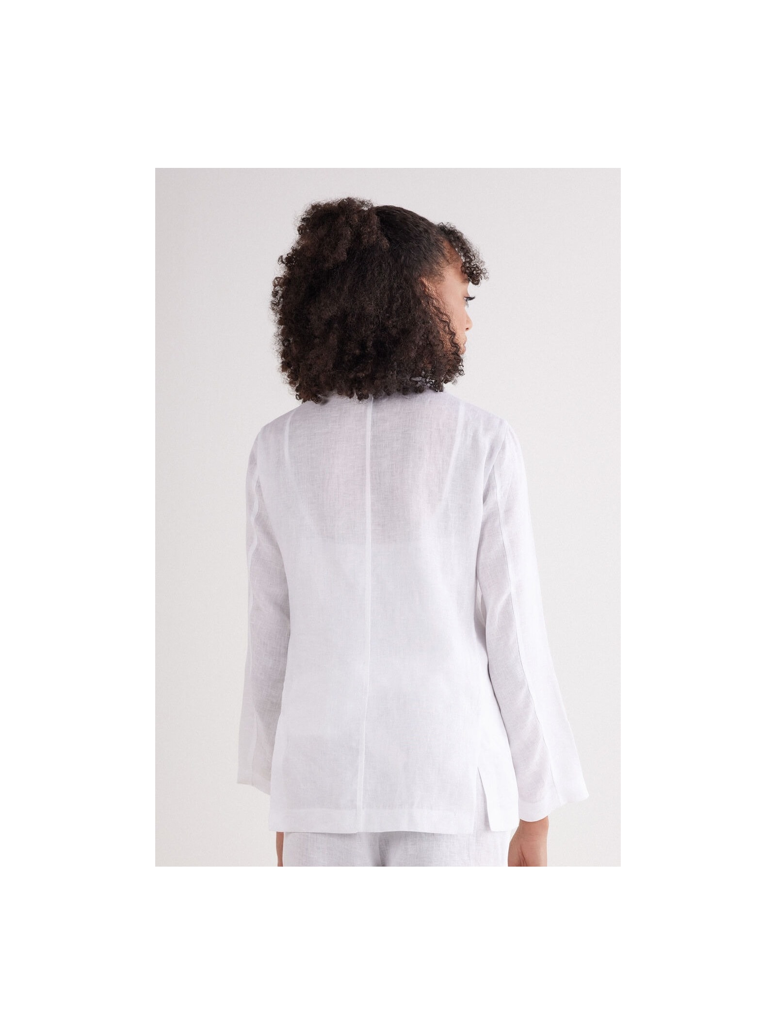 Blazer Em Linho Linho The Pure Linen Branco Intimissimi