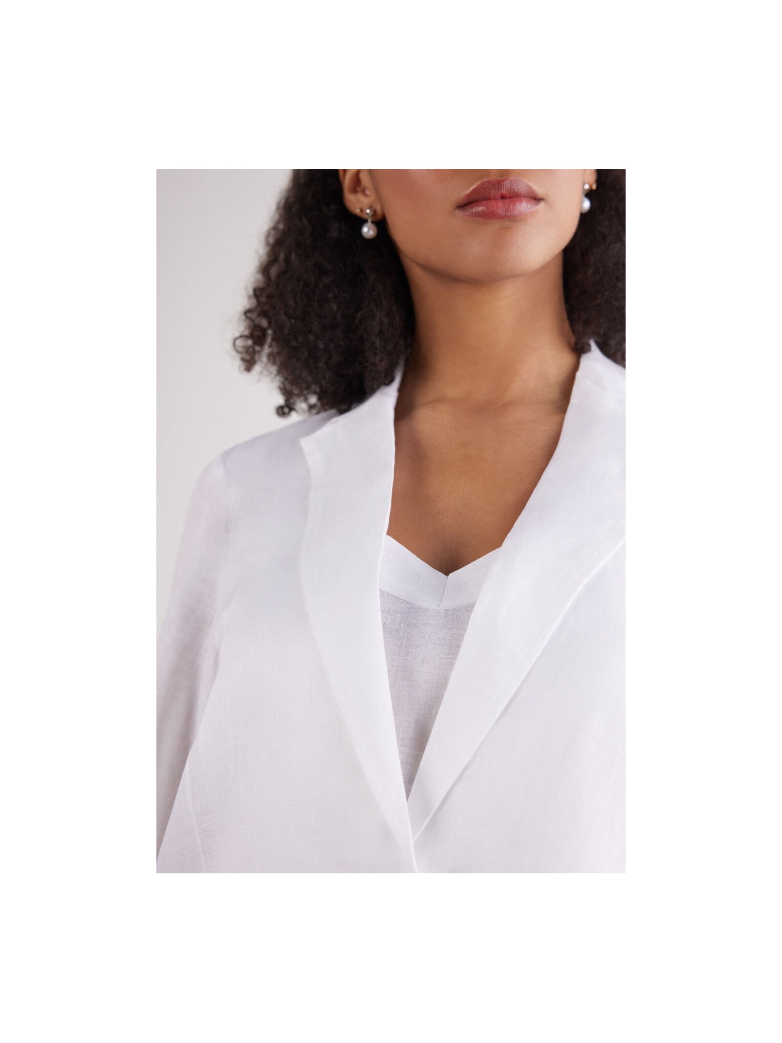 Blazer Em Linho Linho The Pure Linen Branco Intimissimi