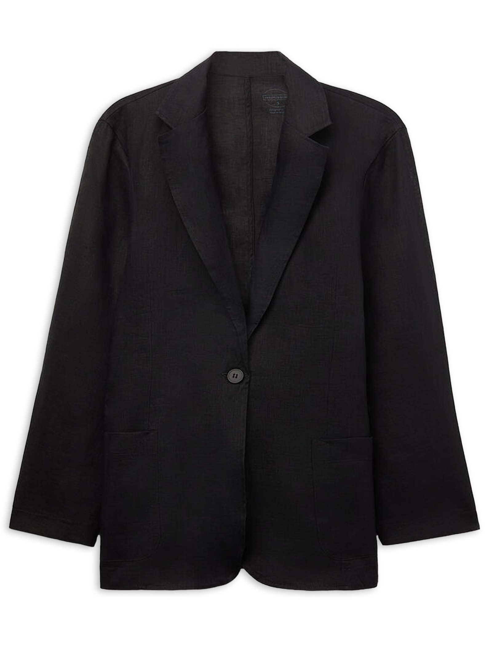 Blazer Em Linho Linho The Pure Linen Preto Intimissimi