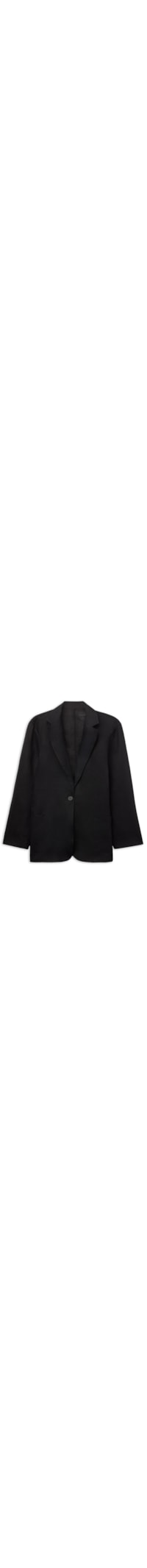 Blazer Em Linho Linho The Pure Linen - Preto