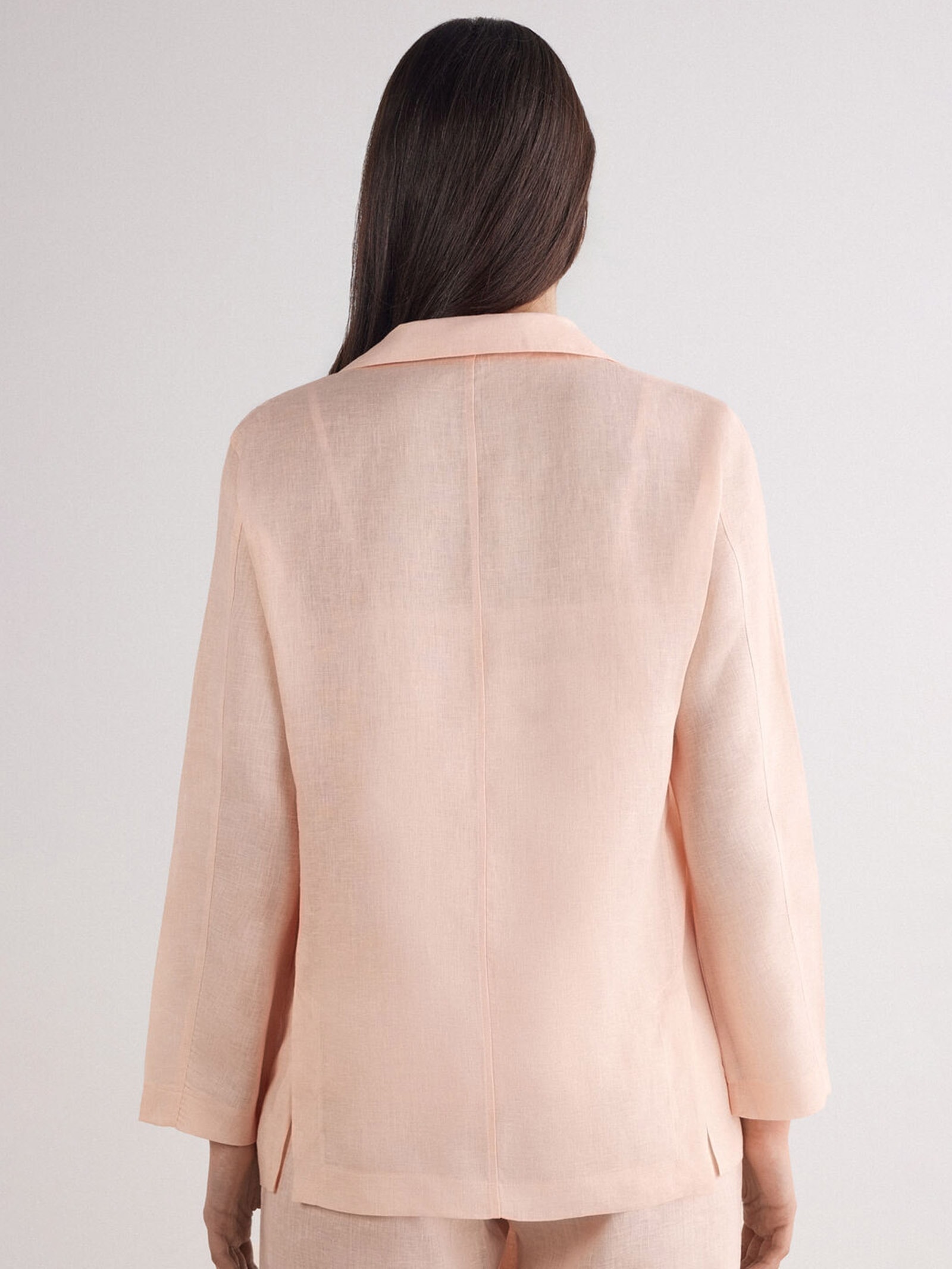 Blazer Em Linho Linho The Pure Linen Rosa Intimissimi