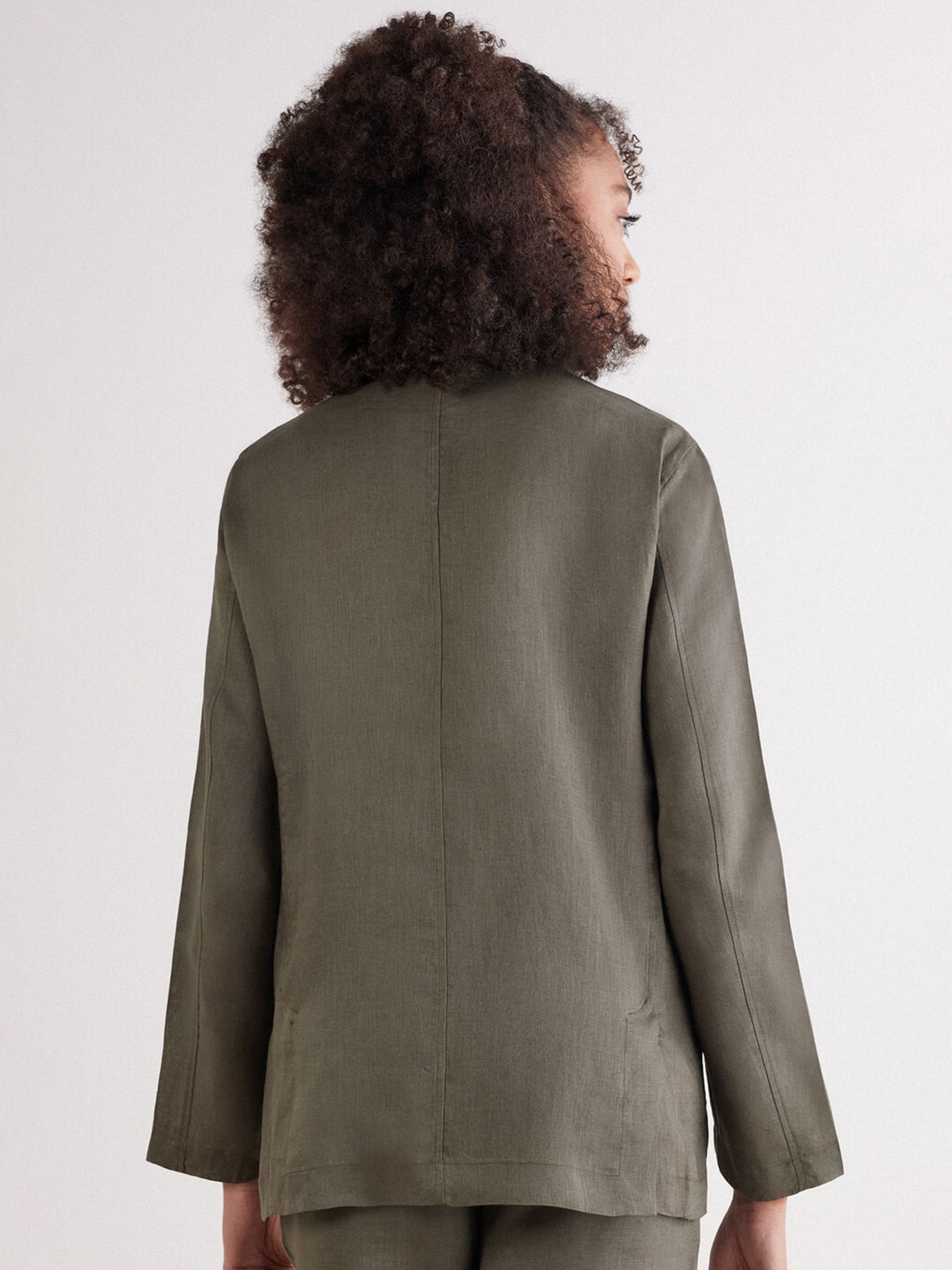 Blazer Em Linho Linho The Pure Linen Verde Intimissimi