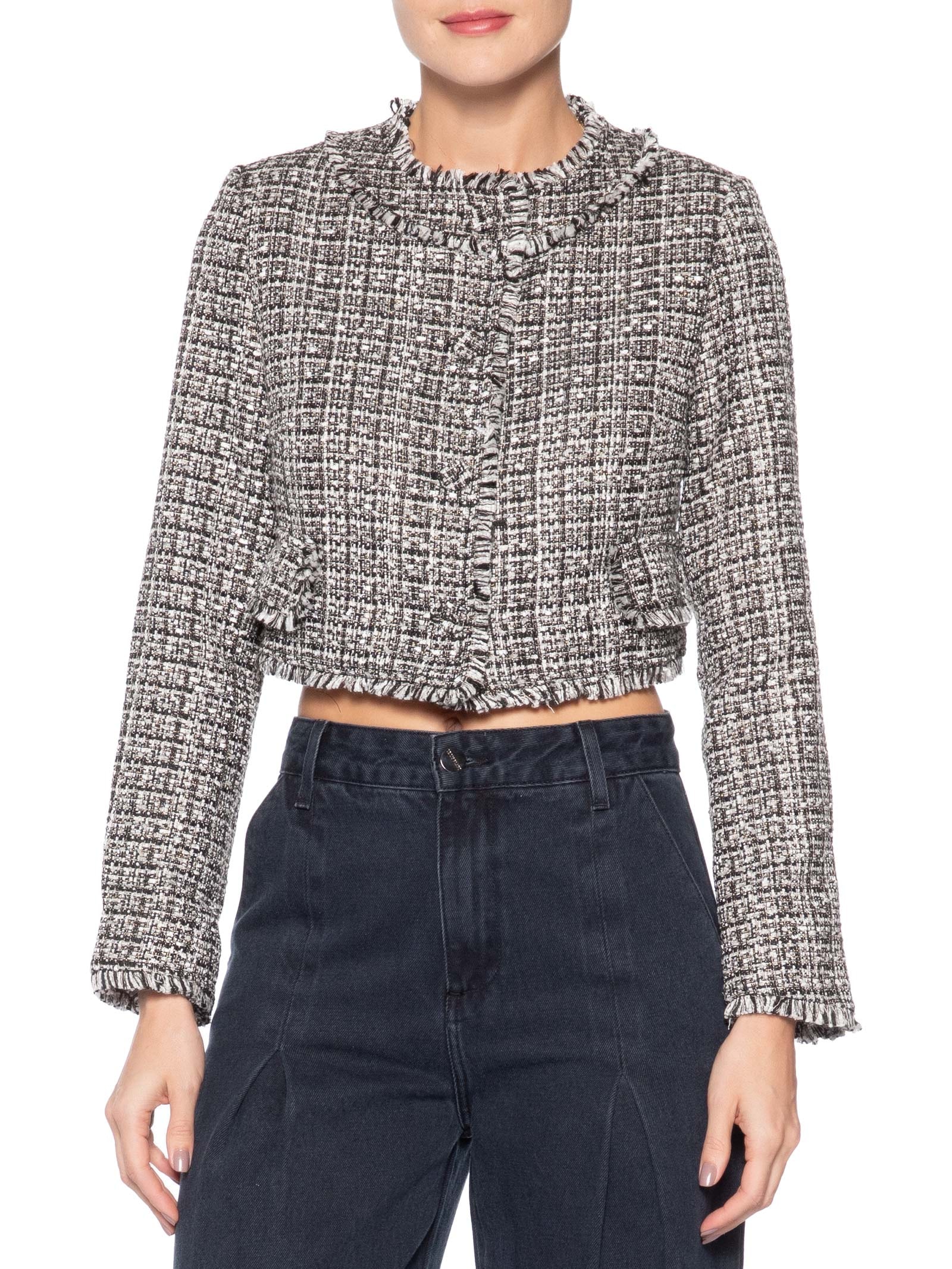 Blazer Feminina Cintia Cinza Le Lis