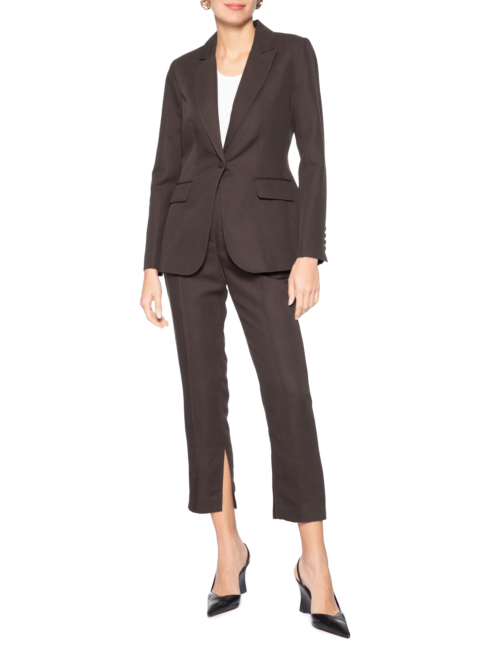 Blazer Feminina Julia IV Marrom Le Lis