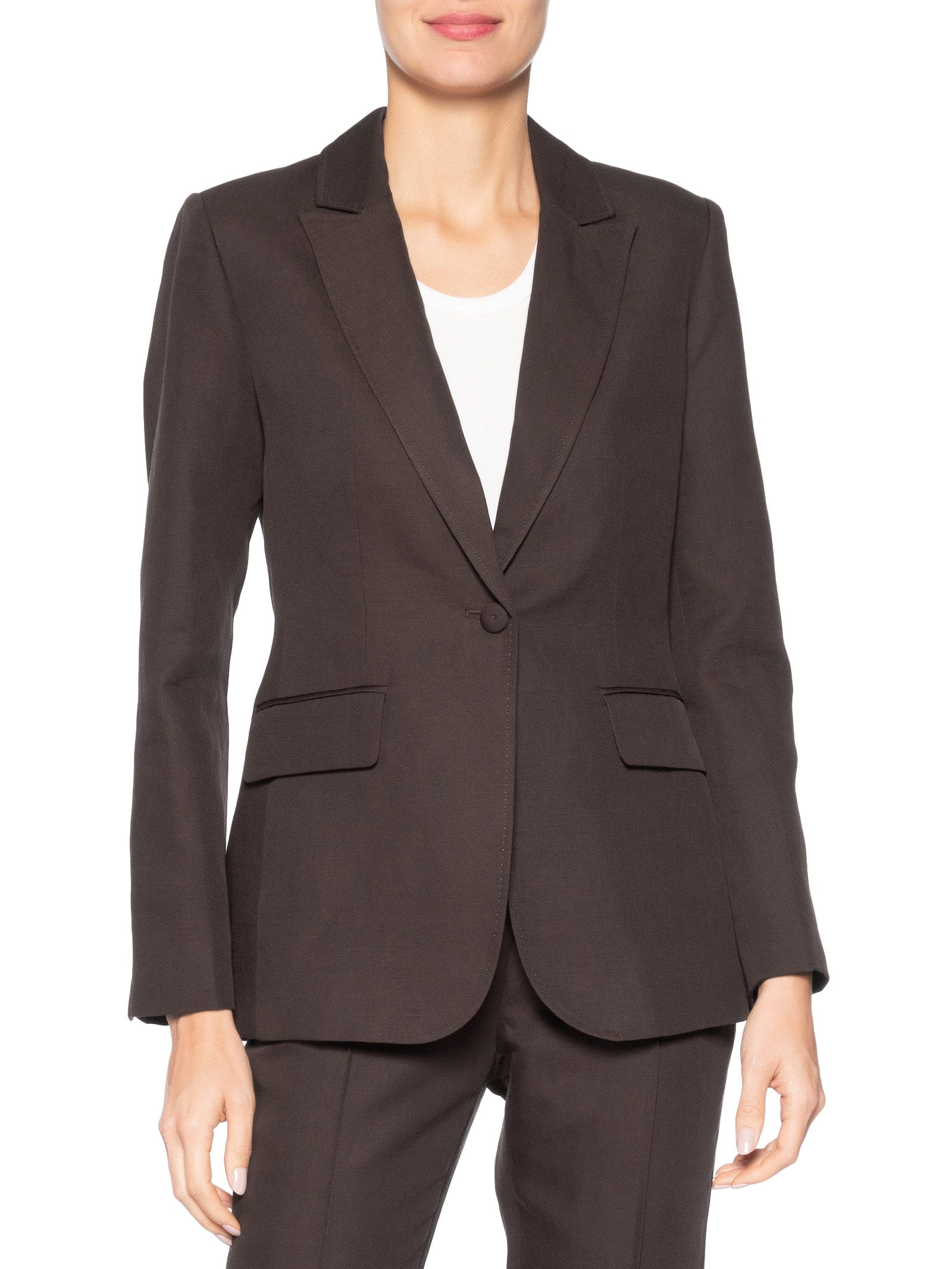 Blazer Feminina Julia IV Marrom Le Lis