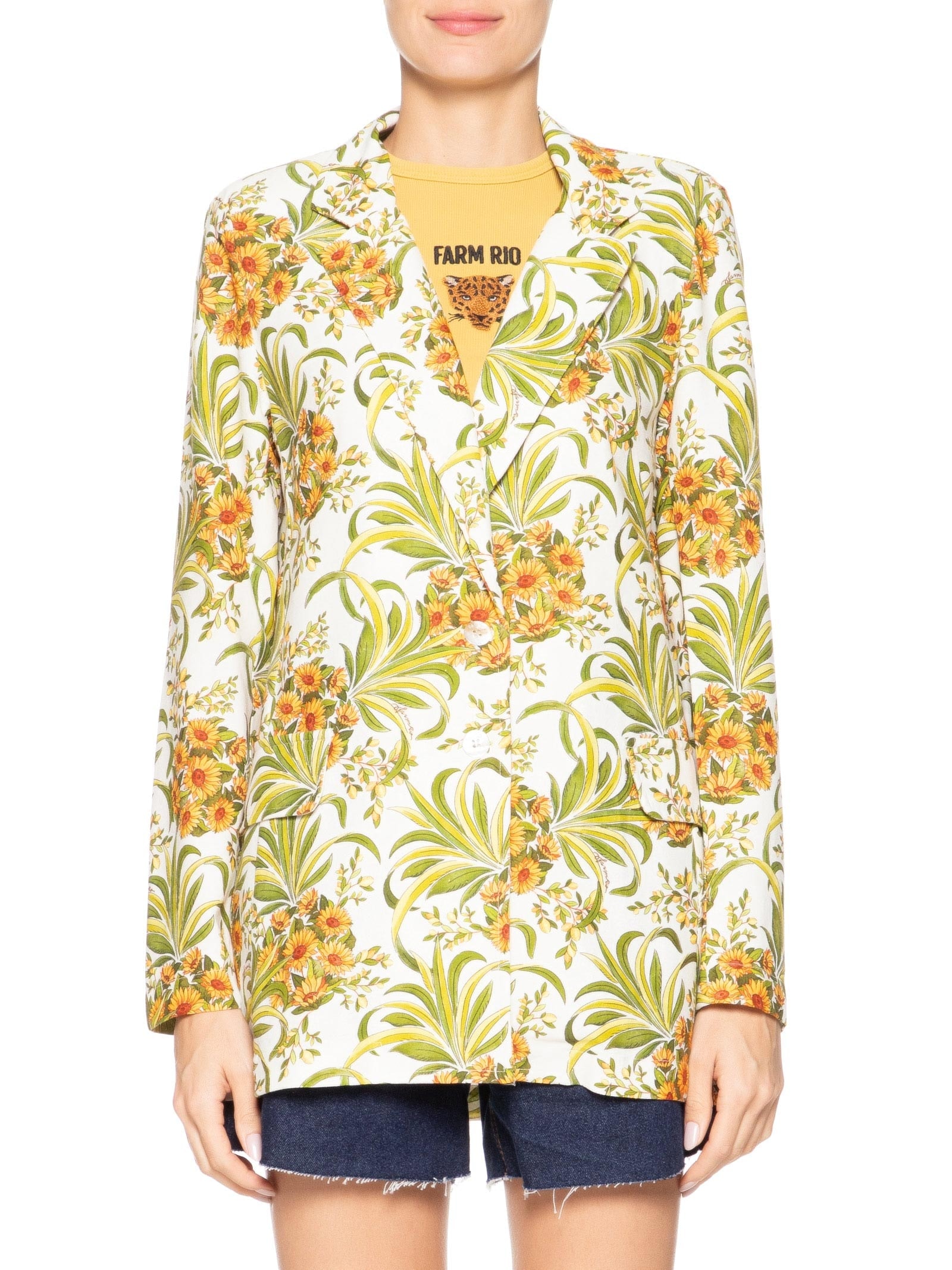 Blazer Feminino Abacaflor Verde  Farm