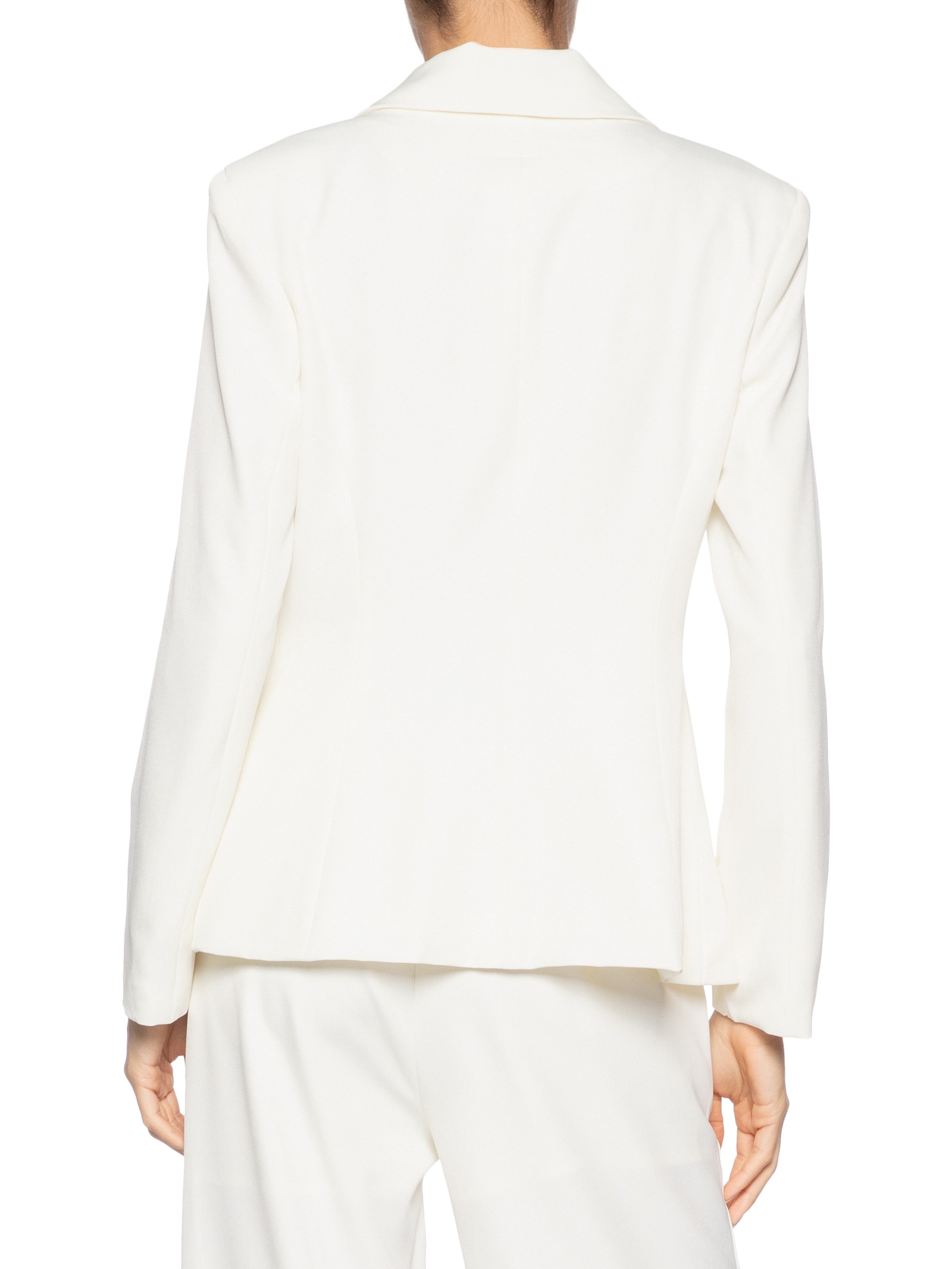 Blazer Feminino Acinturado com Faixa – Branco '2Essential