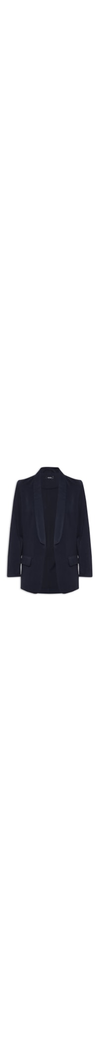 Blazer Feminino Alfaiataria Básico - Azul