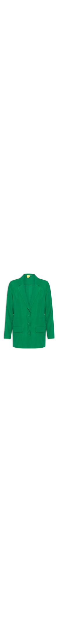 Blazer Feminino Alfaiataria Bolso - Verde