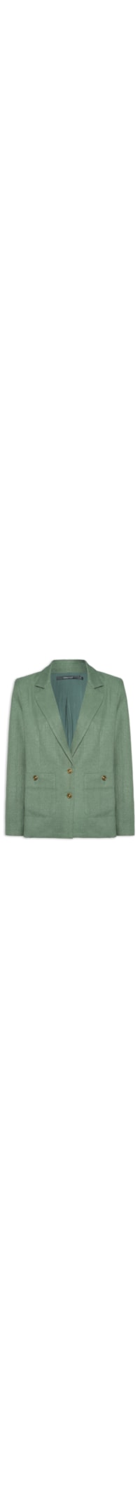 Blazer Feminino Alfaiataria Linho - Verde