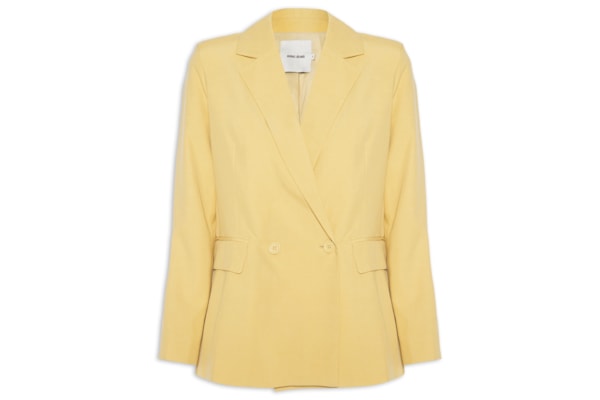 Blazer Feminino Alfaiataria Marieta – Amarelo
