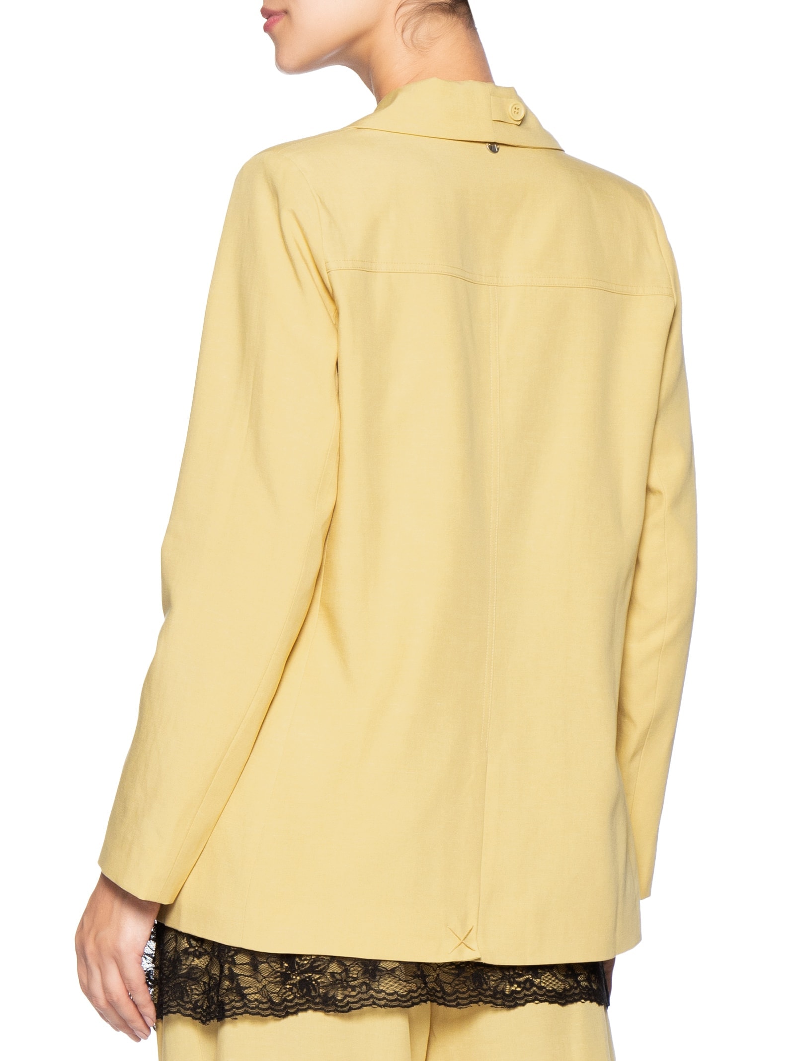 Blazer Feminino Alfaiataria Marieta – Amarelo Animale Jeans