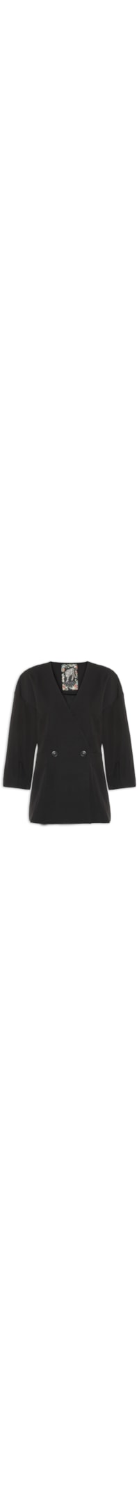 Blazer Feminino Alfaiataria - Preto