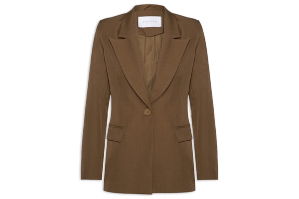 Blazer Feminino Alfaiataria – Marrom