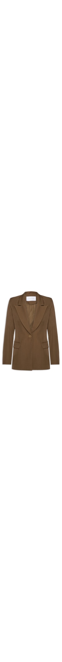 Blazer Feminino Alfaiataria – Marrom