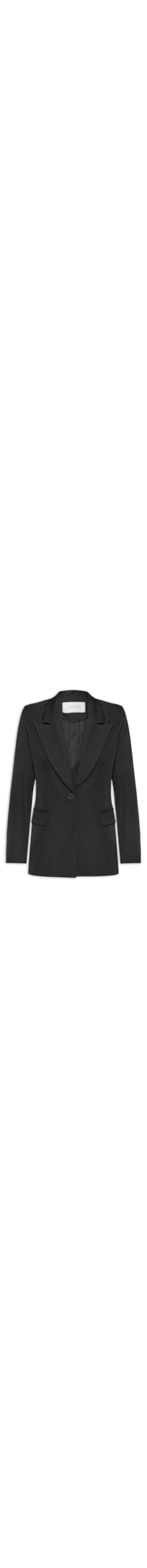 Blazer Feminino Alfaiataria – Preto