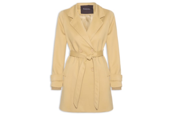 Blazer Feminino Alongado - Bege
