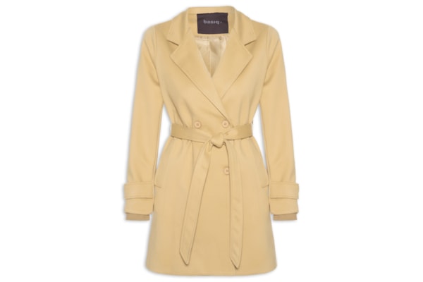 Blazer Feminino Alongado - Bege