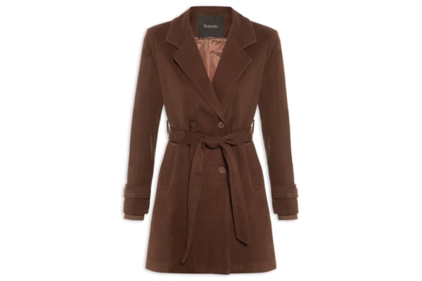 Blazer Feminino Alongado - Marrom