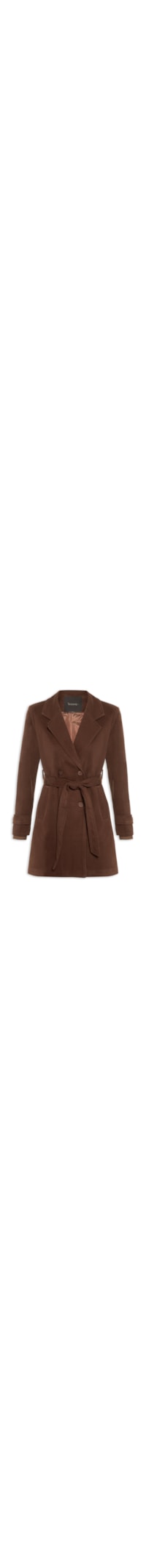 Blazer Feminino Alongado - Marrom