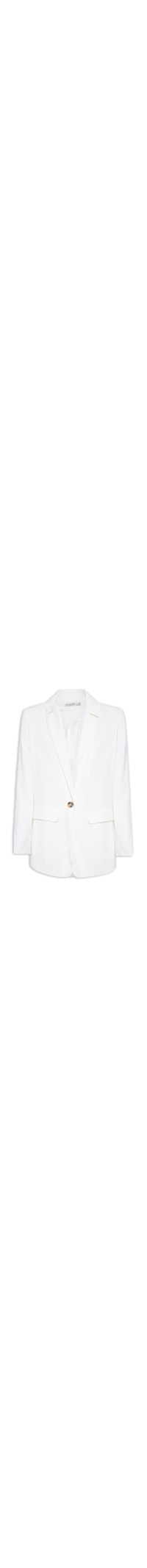 Blazer Feminino Alongado - Off White