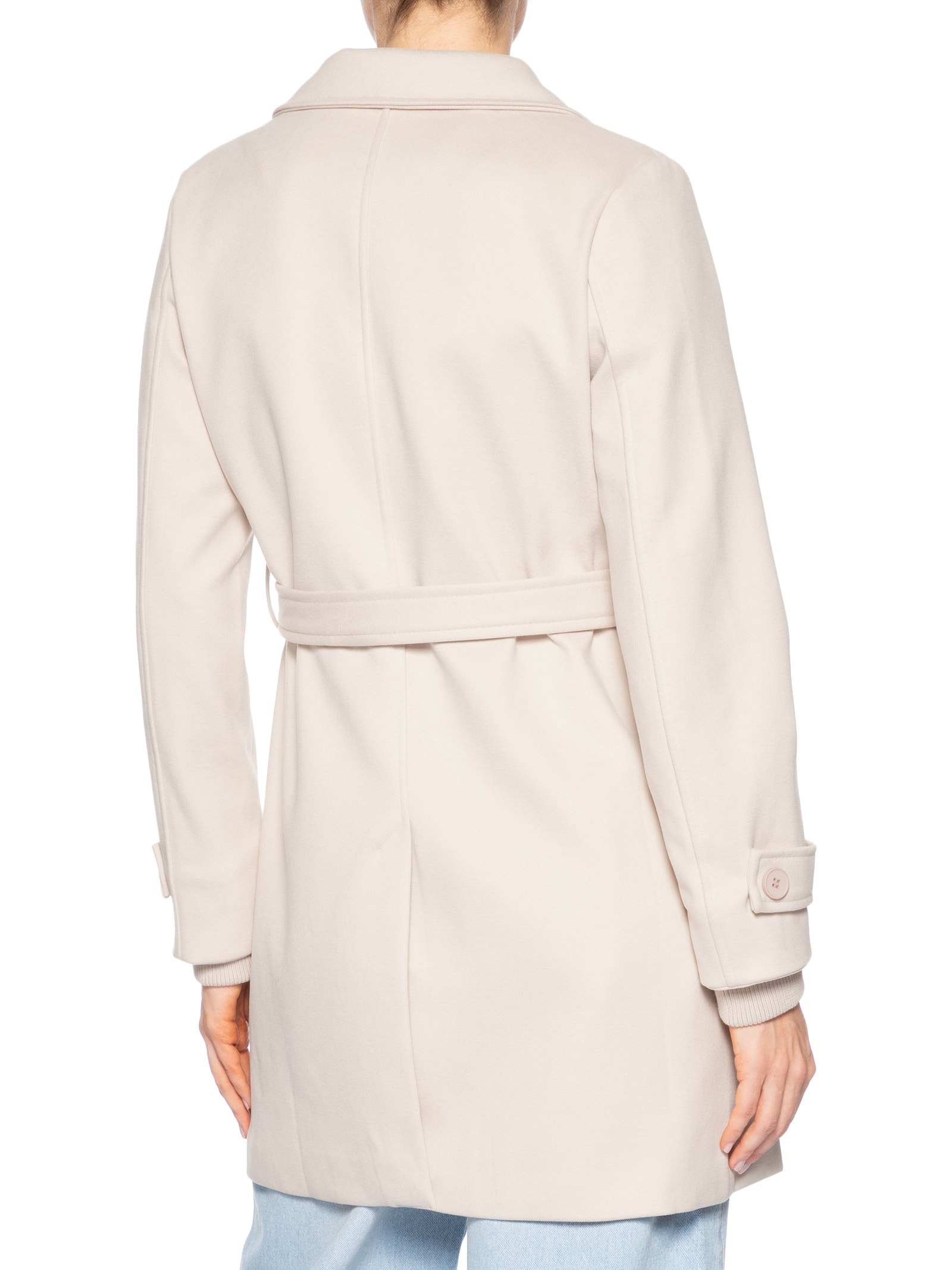 Blazer Feminino Alongado Off White Basiq