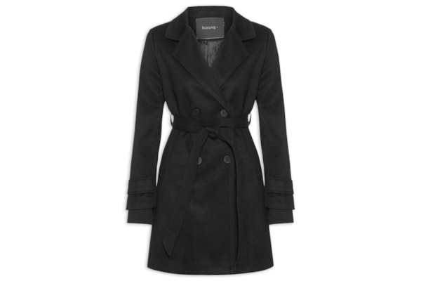 Blazer Feminino Alongado - Preto