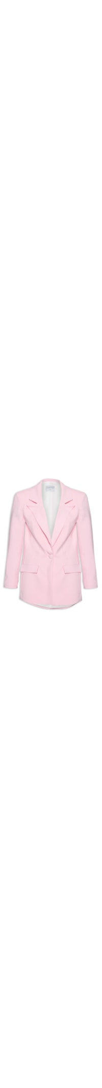 Blazer Feminino Alongado - Rosa