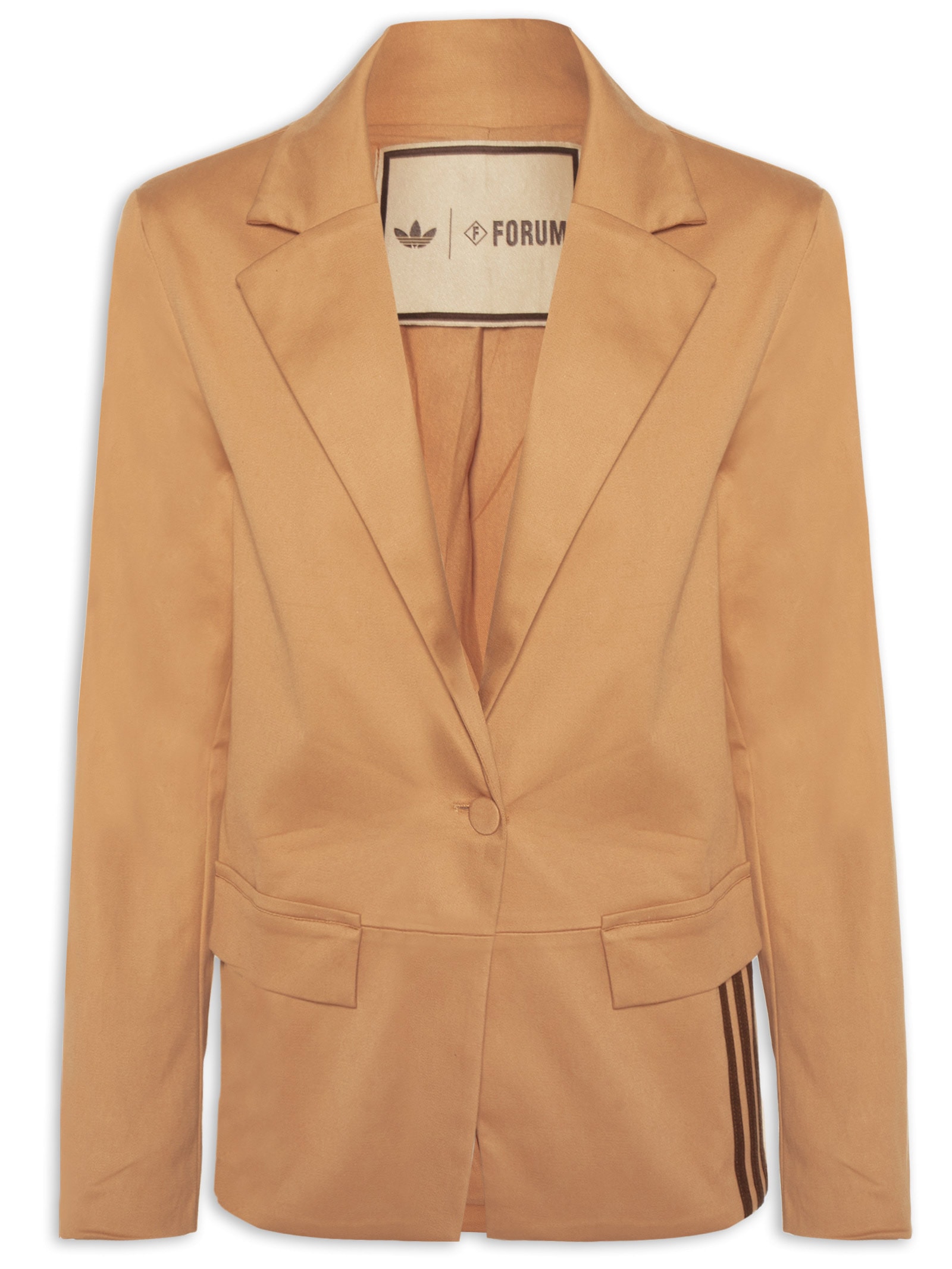 Blazer Feminino Bege Forum + Adidas