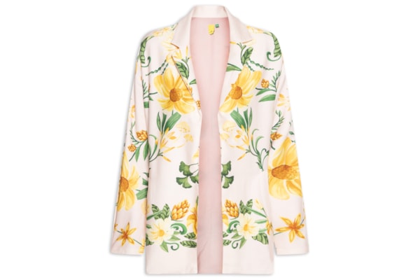 Blazer Feminino Beleza De Abacaxi - Rosa