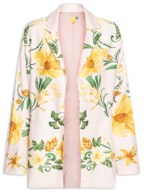 Blazer Feminino Beleza De Abacaxi – Rosa